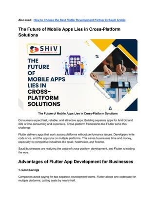 Flutter App Development Services Leading Mobile Future | PDF