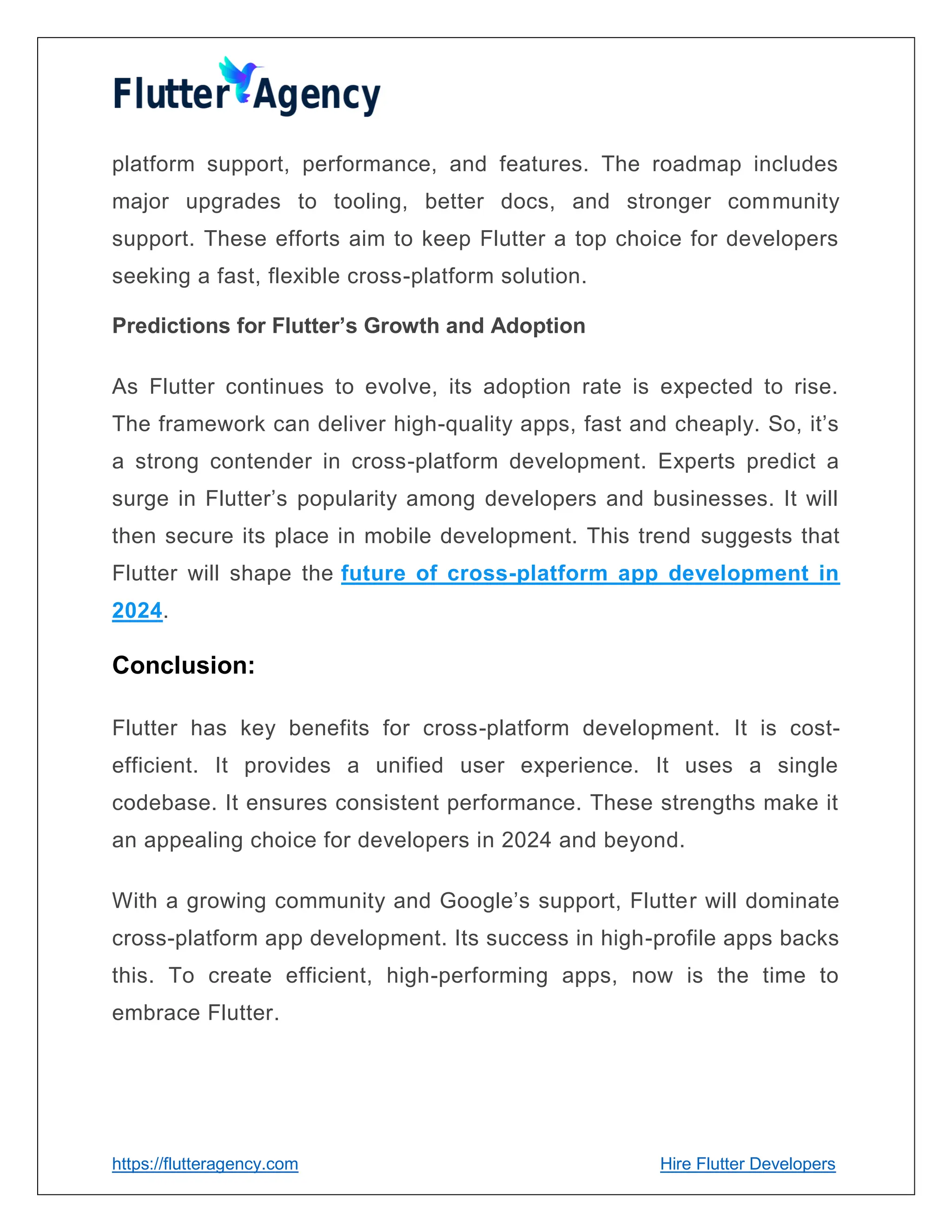 Why Flutter is the Future of Cross-Platform? | PDF
