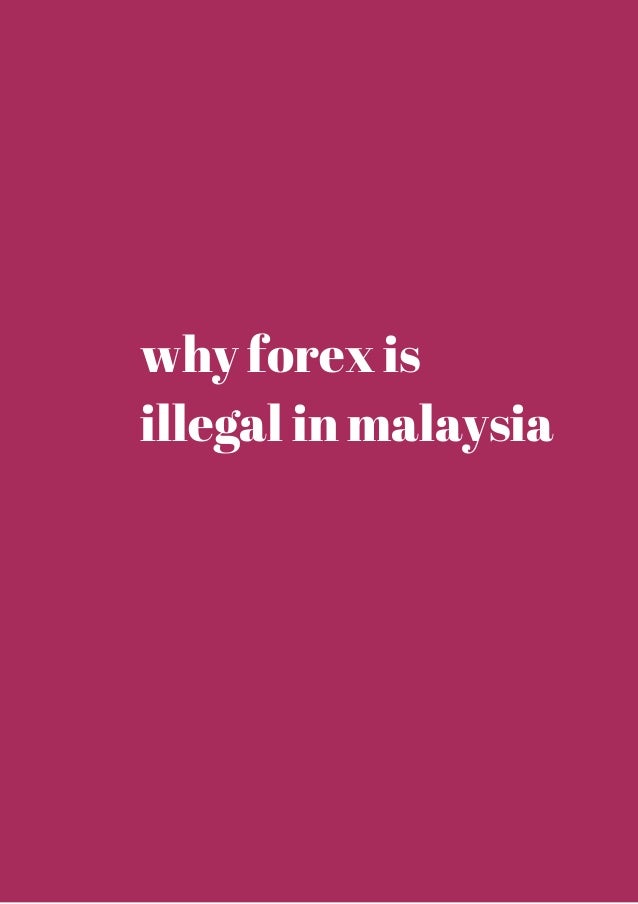 Forex trading illegal