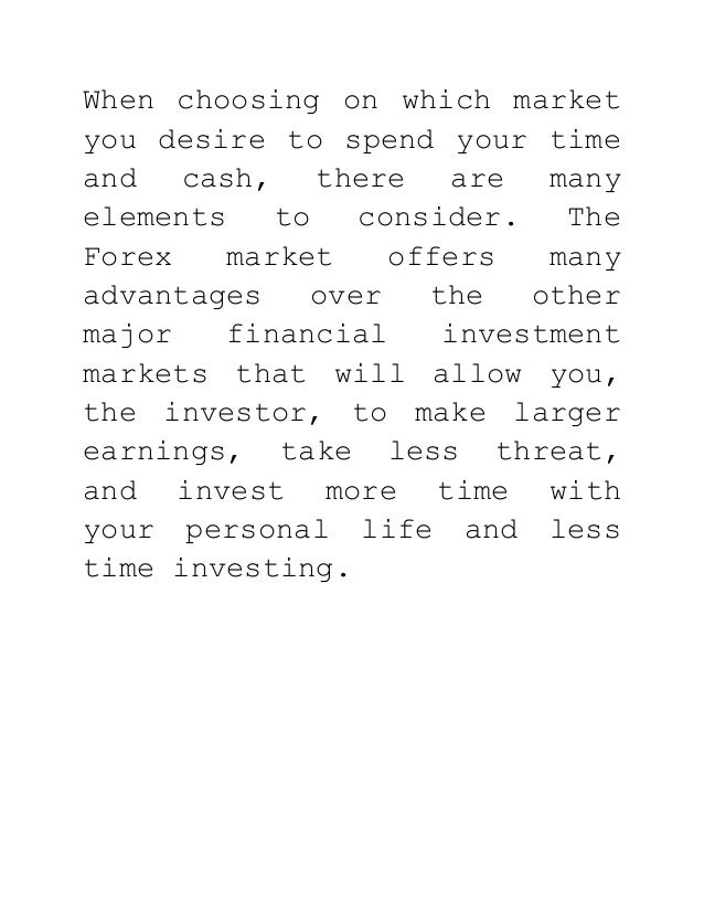 Is forex trading better than stocks