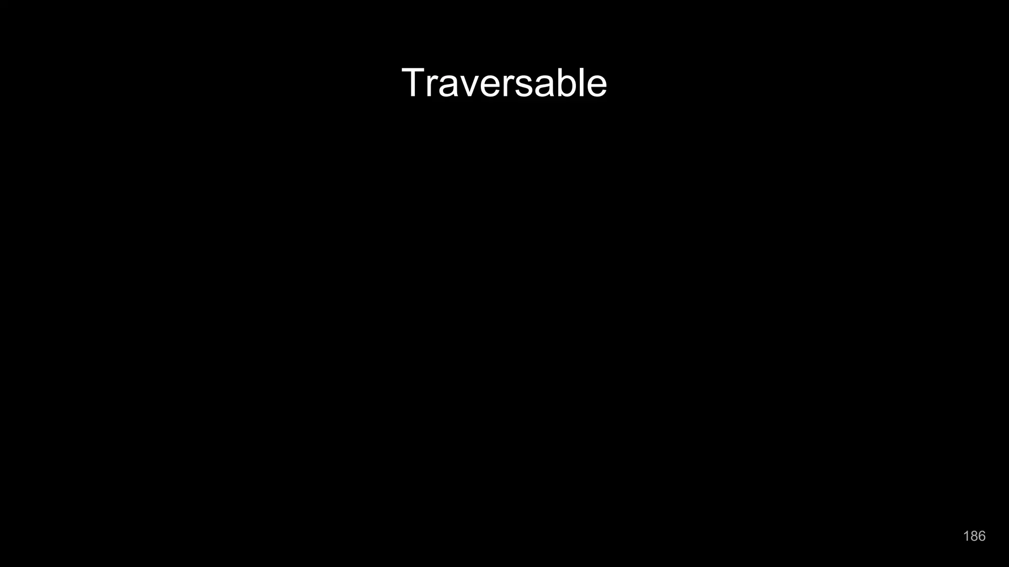 Traversable 186 