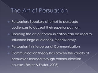  Oral & Written Communication