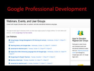 Google Professional Development 