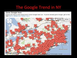 The Google Trend in NY 