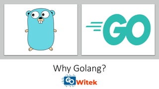 Why Golang?
 