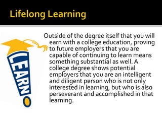Why go to college | PPTX