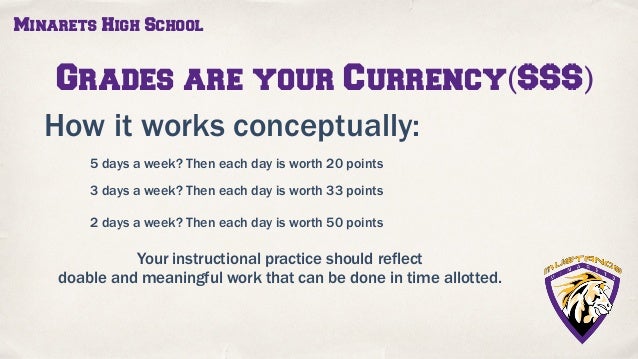 why gradefs grading philosophy 101 high school how it works