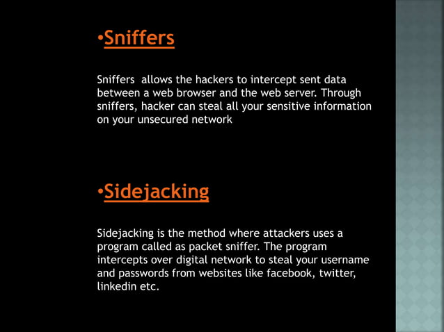 Why hackers love public Wi-fi | PPT