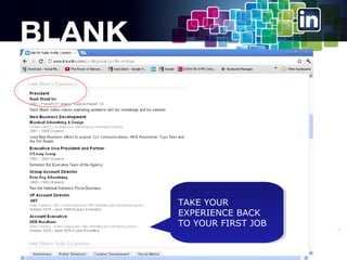 TAKE YOUR
TAKE YOUR
EXPERIENCE BACK
EXPERIENCE BACK
TO YOUR FIRST JOB
TO YOUR FIRST JOB

6

 