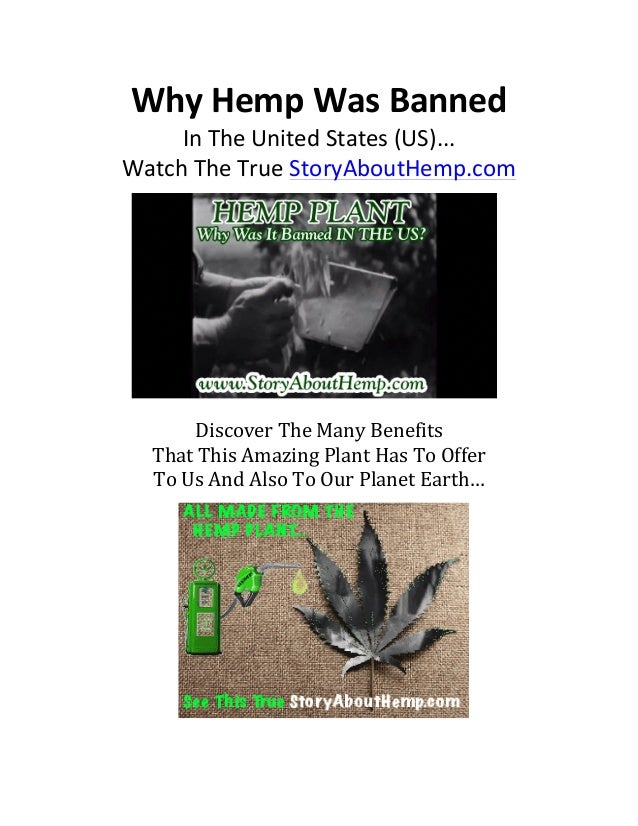 Why HEMP was Banned in the United States (US)... How did they Ban Ind…