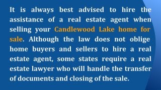 Why Hire a Real Estate Agent When Selling Your Candlewood Lake Home