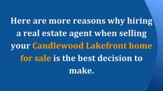 Why Hire a Real Estate Agent When Selling Your Candlewood Lake Home