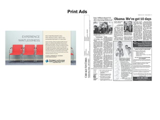 Print Ads
 