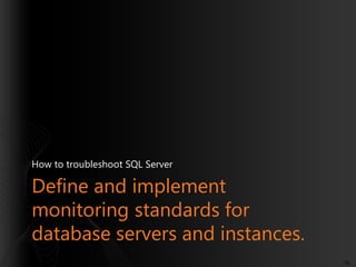 Why & how to optimize sql server for performance from design to query | PDF