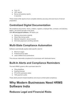 Why HR Teams Struggle With Compliance — And How Modern HRMS Software ...