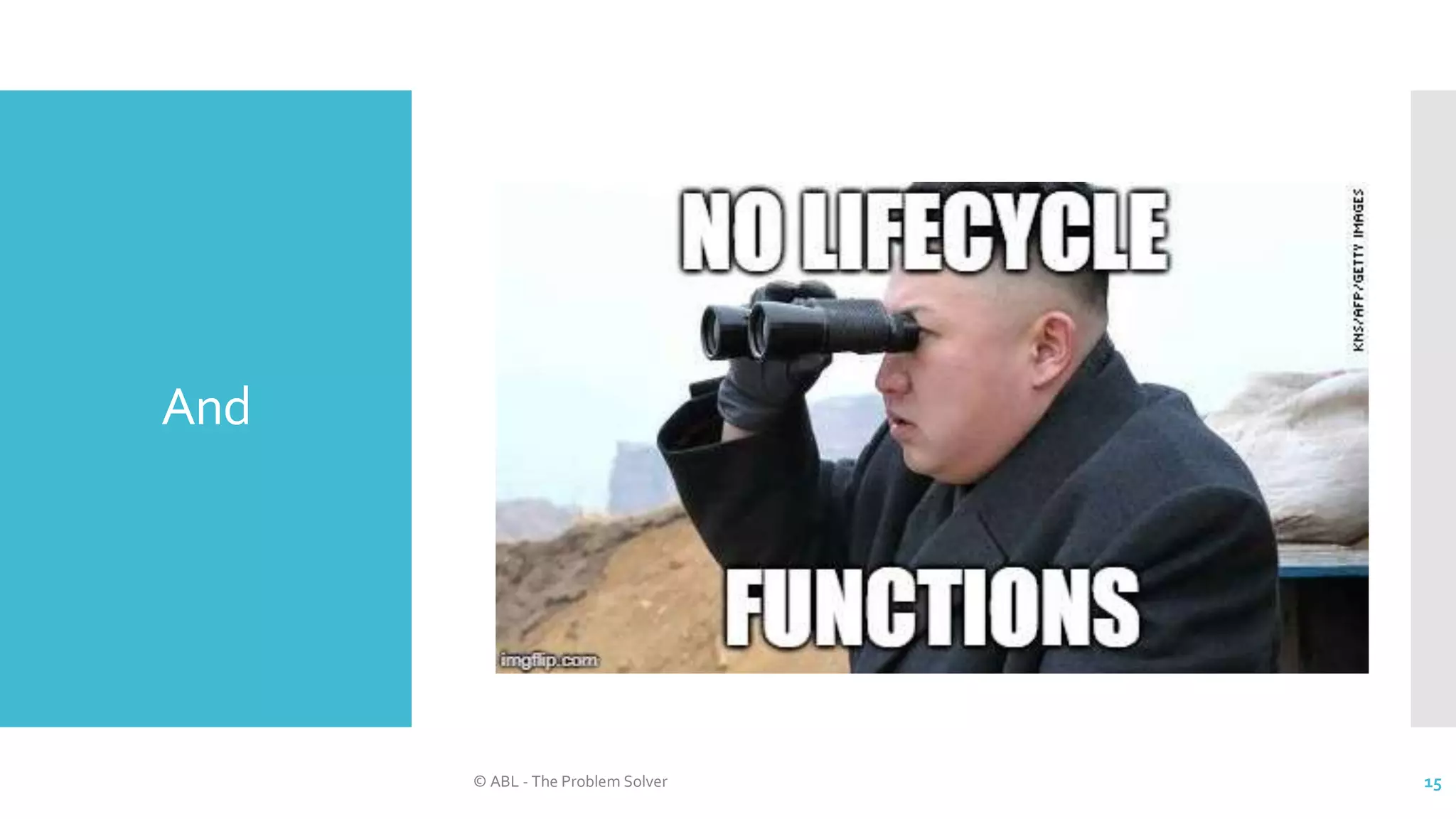 And
© ABL - The Problem Solver 15
 