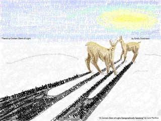 "A Certain Slant of Light,Typographically Speaking" by Lans Paciﬁco
 