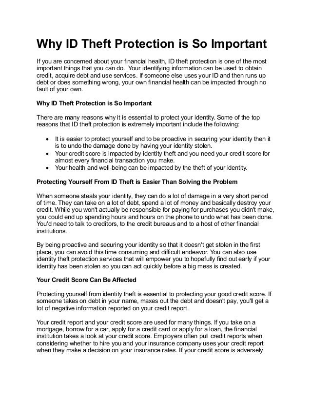 credit protection services