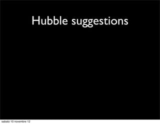 Hubble suggestions




sabato 10 novembre 12
 
