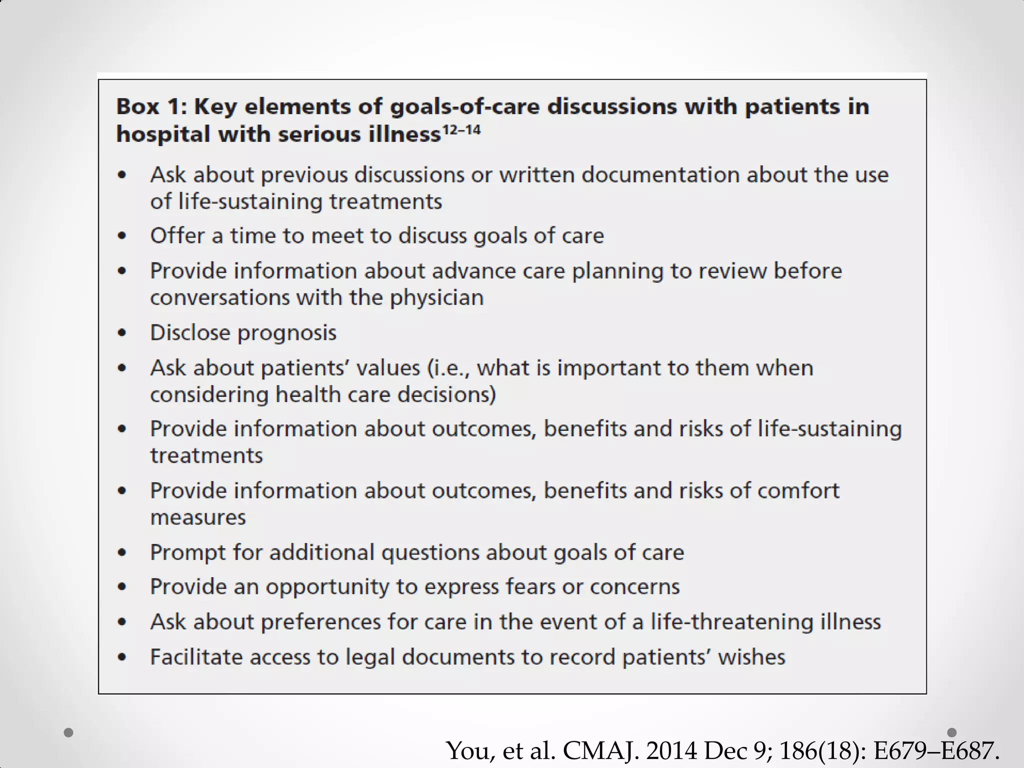 You, et al. CMAJ. 2014 Dec 9; 186(18): E679–E687.
 