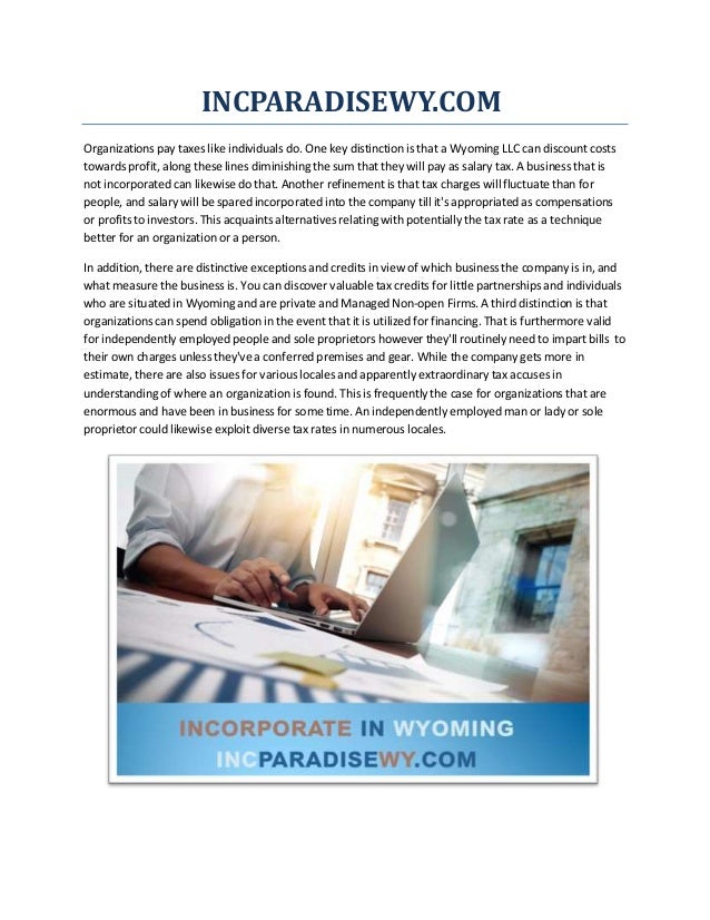 Why Incorporate in Wyoming