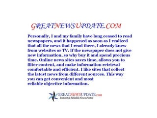 Why internet is better than newspaper (2)