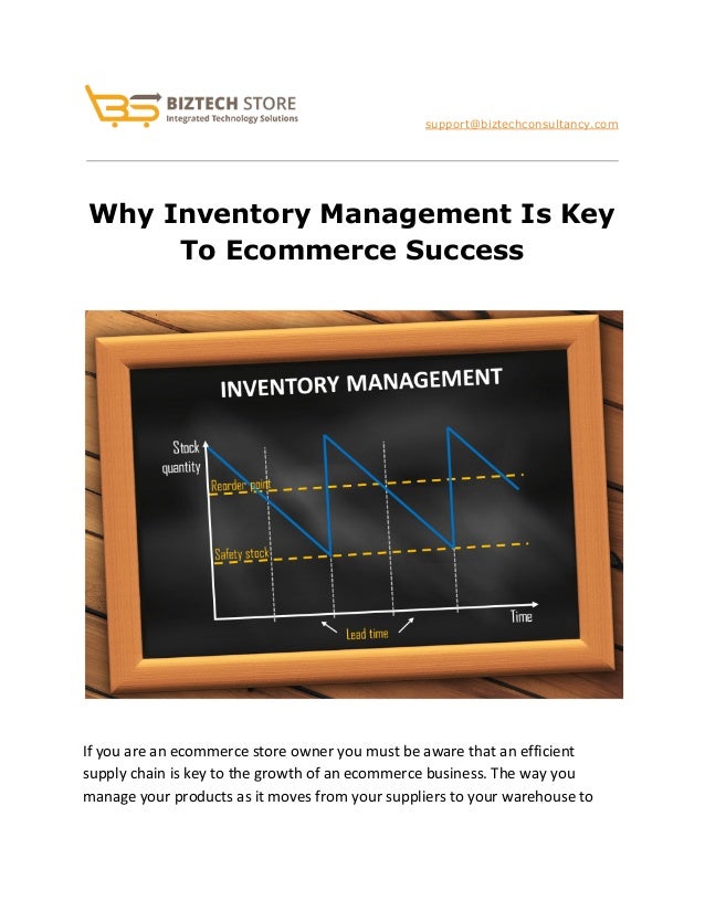 Why is inventory management important?