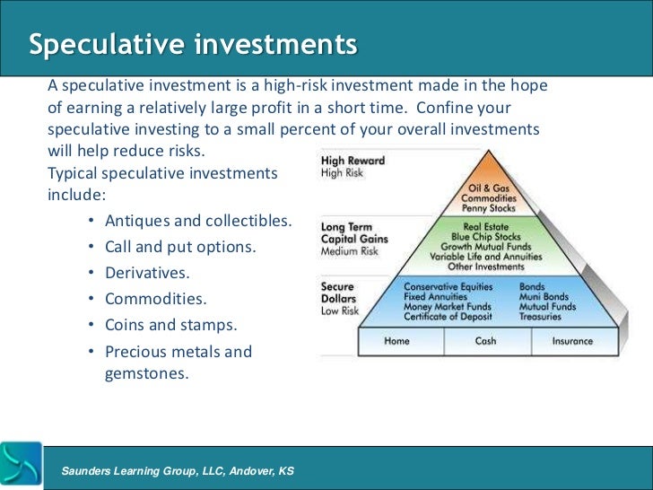 What are high risk investment options