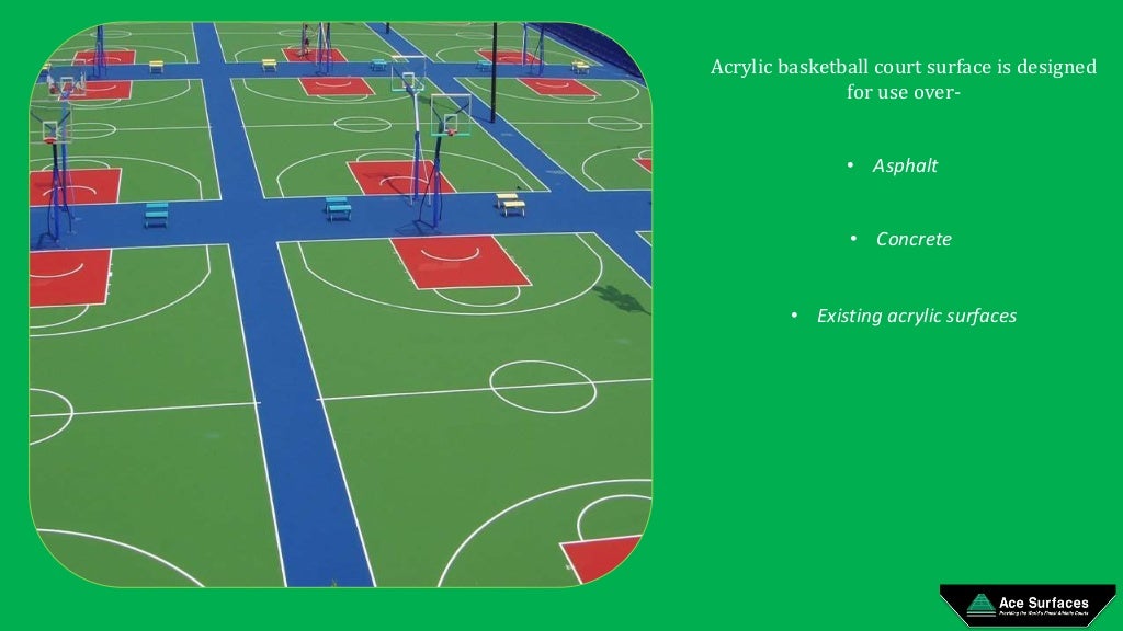 Why is Acrylic Paint Mostly Used on Outdoor Basketball Court