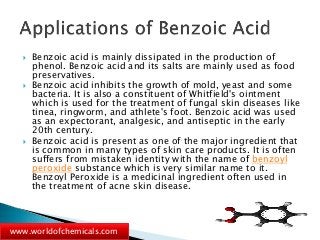 benzoic poorly soluble