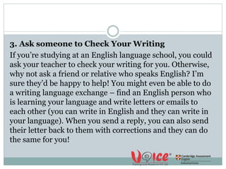 Why is english writing important | PPTX