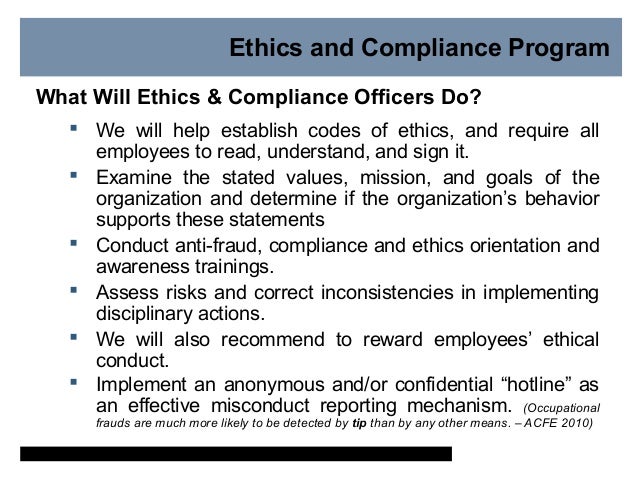 Why Is Ethics And Compliance Important