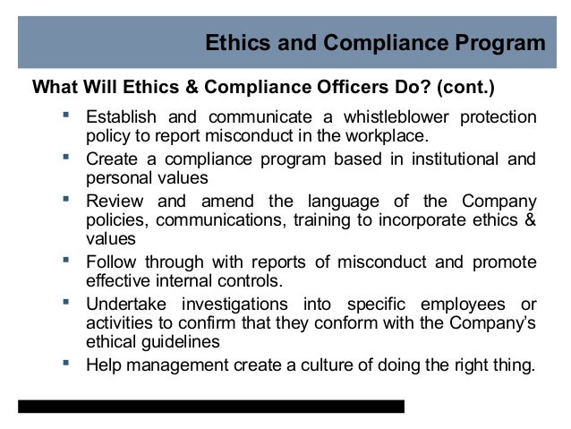 Why Is Ethics And Compliance Important