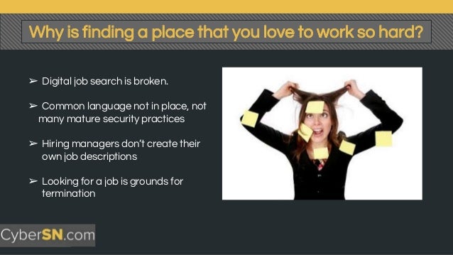 hard finding a job