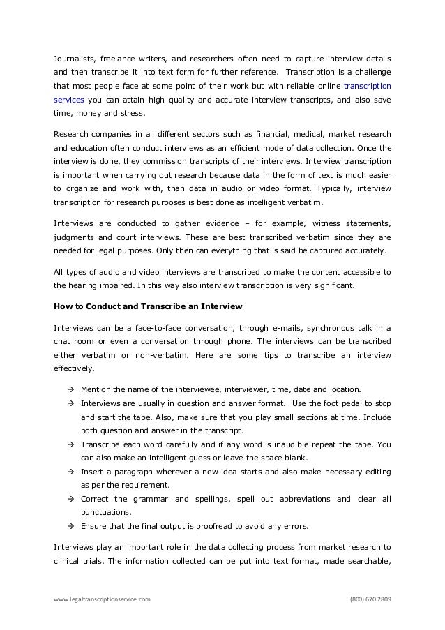 Interview transcript example qualitative image