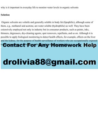 why is it important in everyday life to monitor water levels in orga.pdf