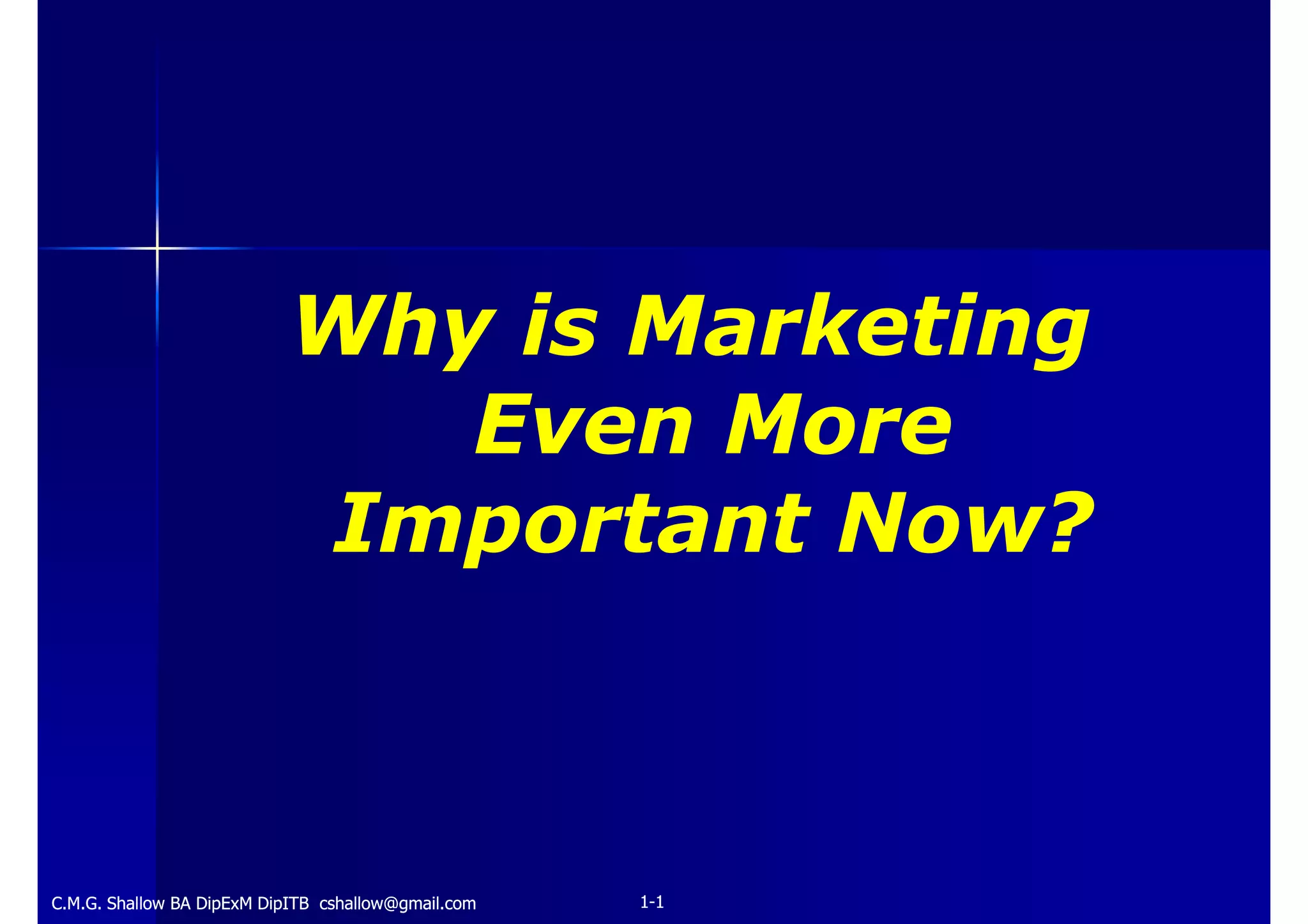 Why Is Marketing Even More Important Now Linkedin