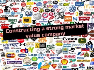 Constructing a strong market
value company
 