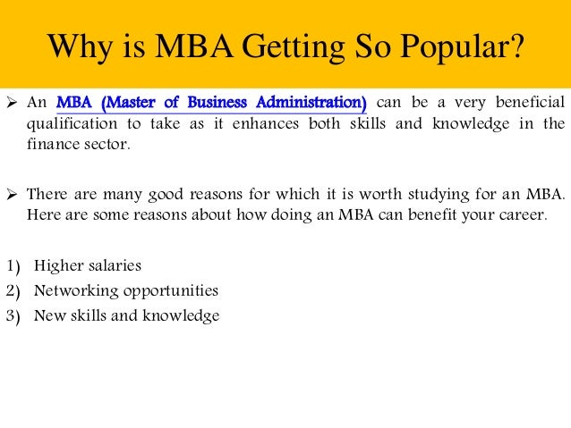 is a masters in business administration worth it