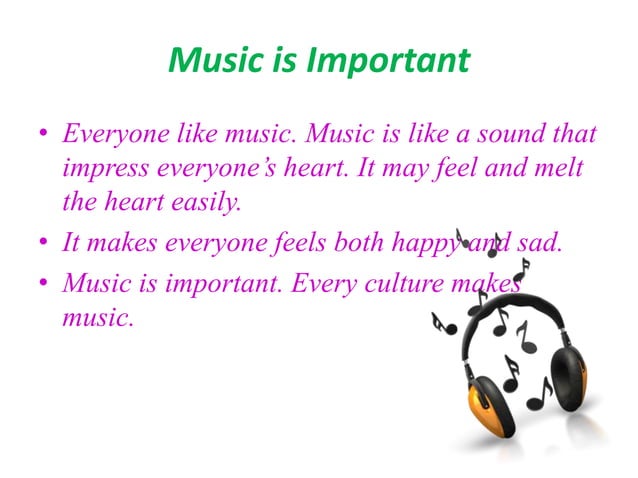 why is music so important essay