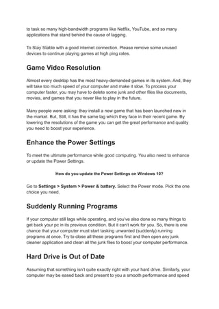 Reason Behind Computer Lagging - Detail Guide!