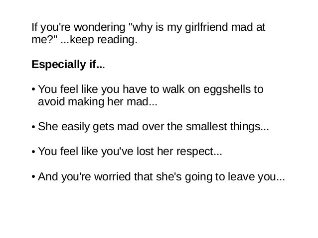 Why Is My Girlfriend Mad At Me Dealing With A Rude Girlfriend