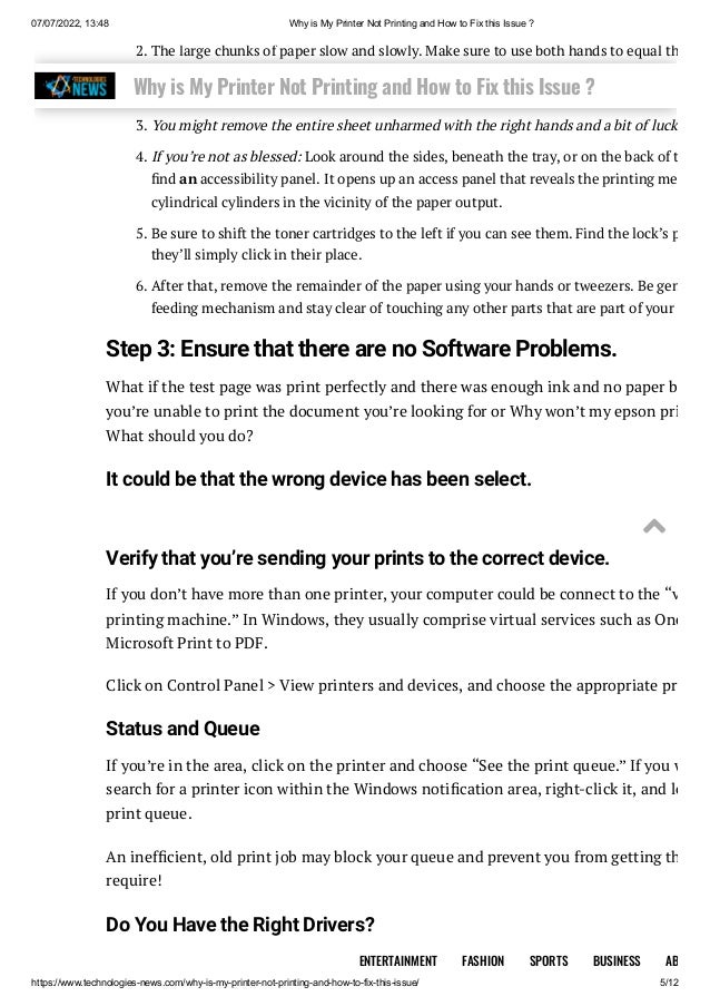 Why is My Printer Not Printing and How to Fix this Issue _.pdf