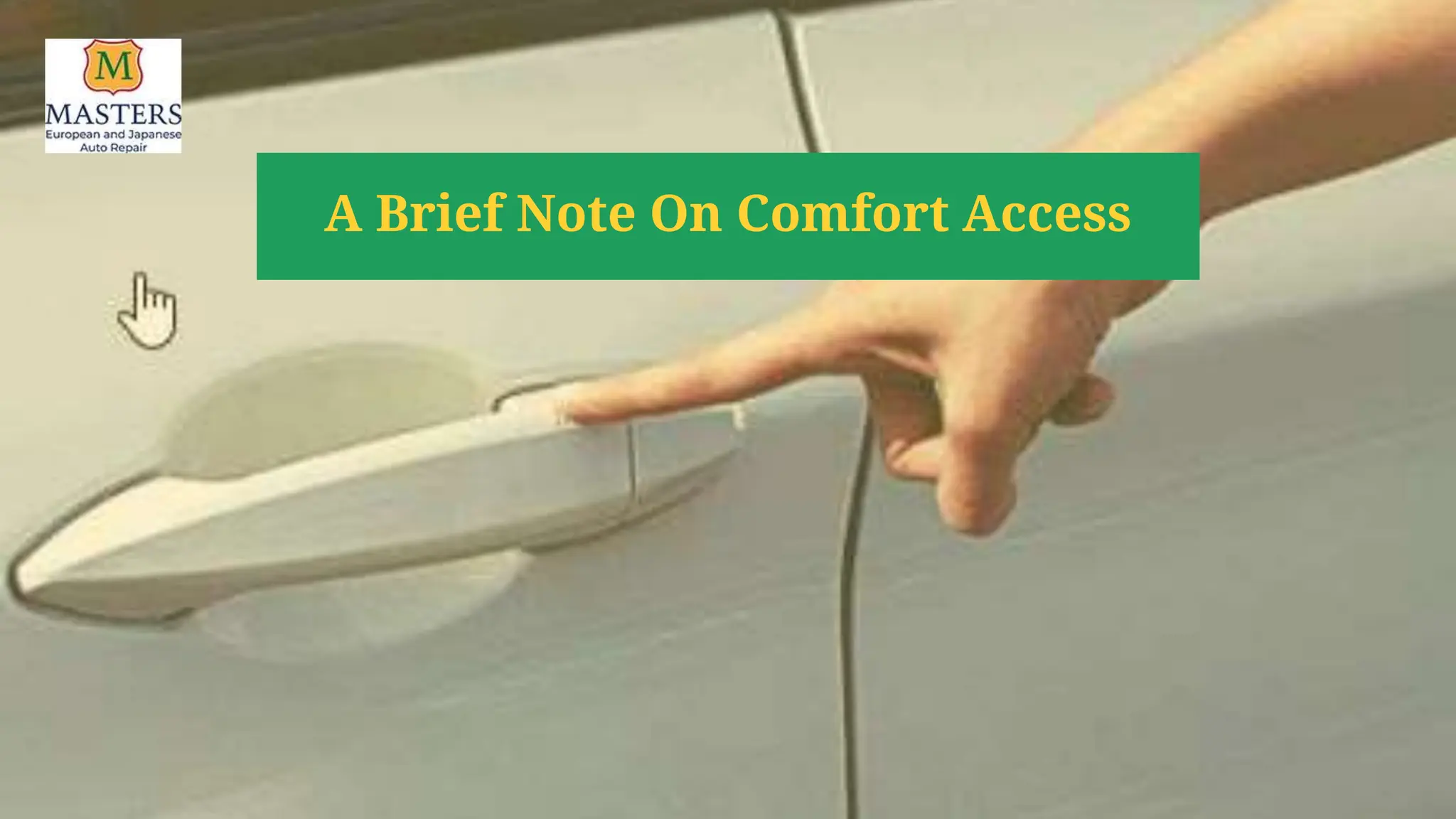A Brief Note On Comfort Access
 