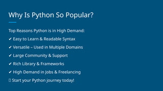 Why is Python the Most Important Language to Learn.pptx