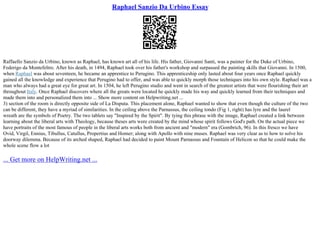 Raphael Biography With All Details