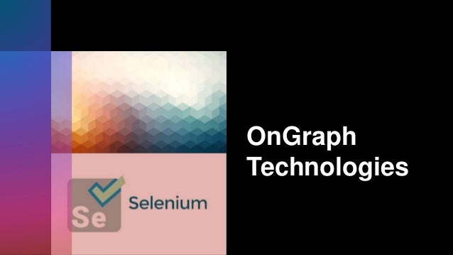OnGraph
Technologies
 