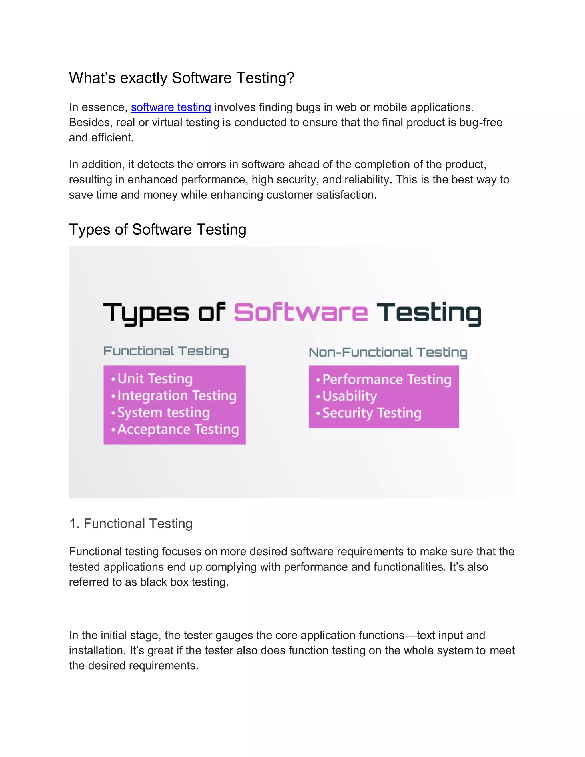 Why is software testing important | PDF