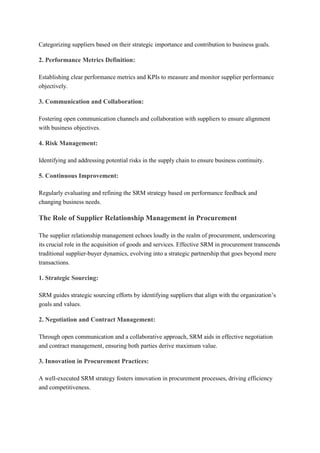 Why is Supplier Relationship Management Important in Supply Chain.pdf