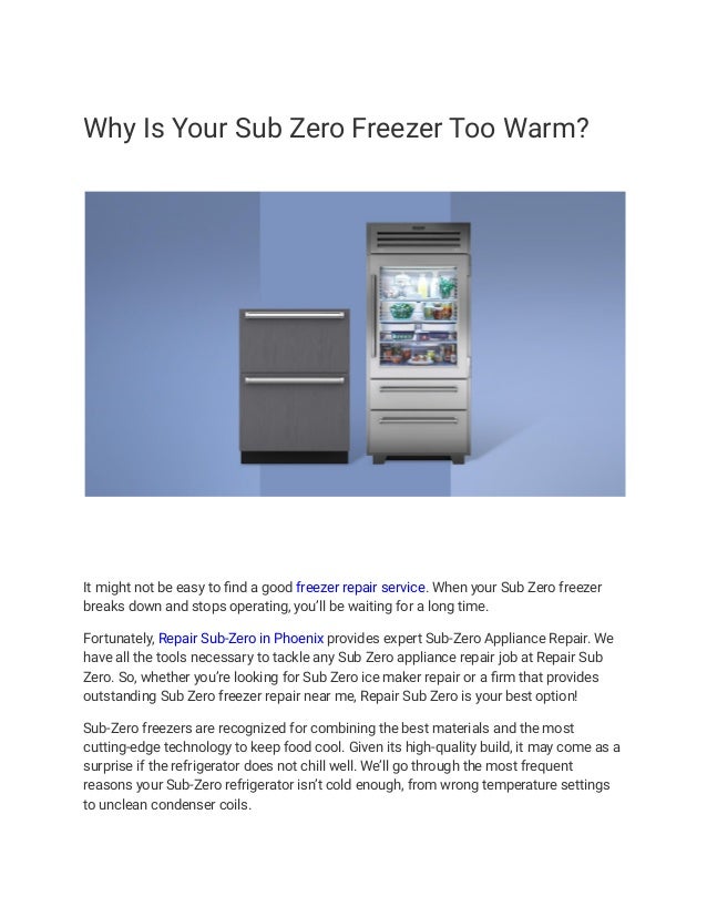 Why Is Your Sub Zero Freezer Too Warm.pdf